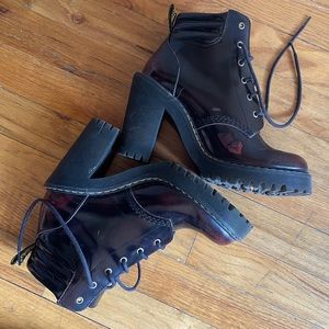 Dr Martens Persephone Cherry Red Arcadia